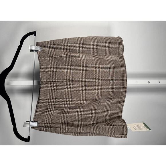 NWT Halara High Waisted 2-in-1 Pocket Houndstooth Plaid Mini Casual Skirt S - Picture 10 of 12